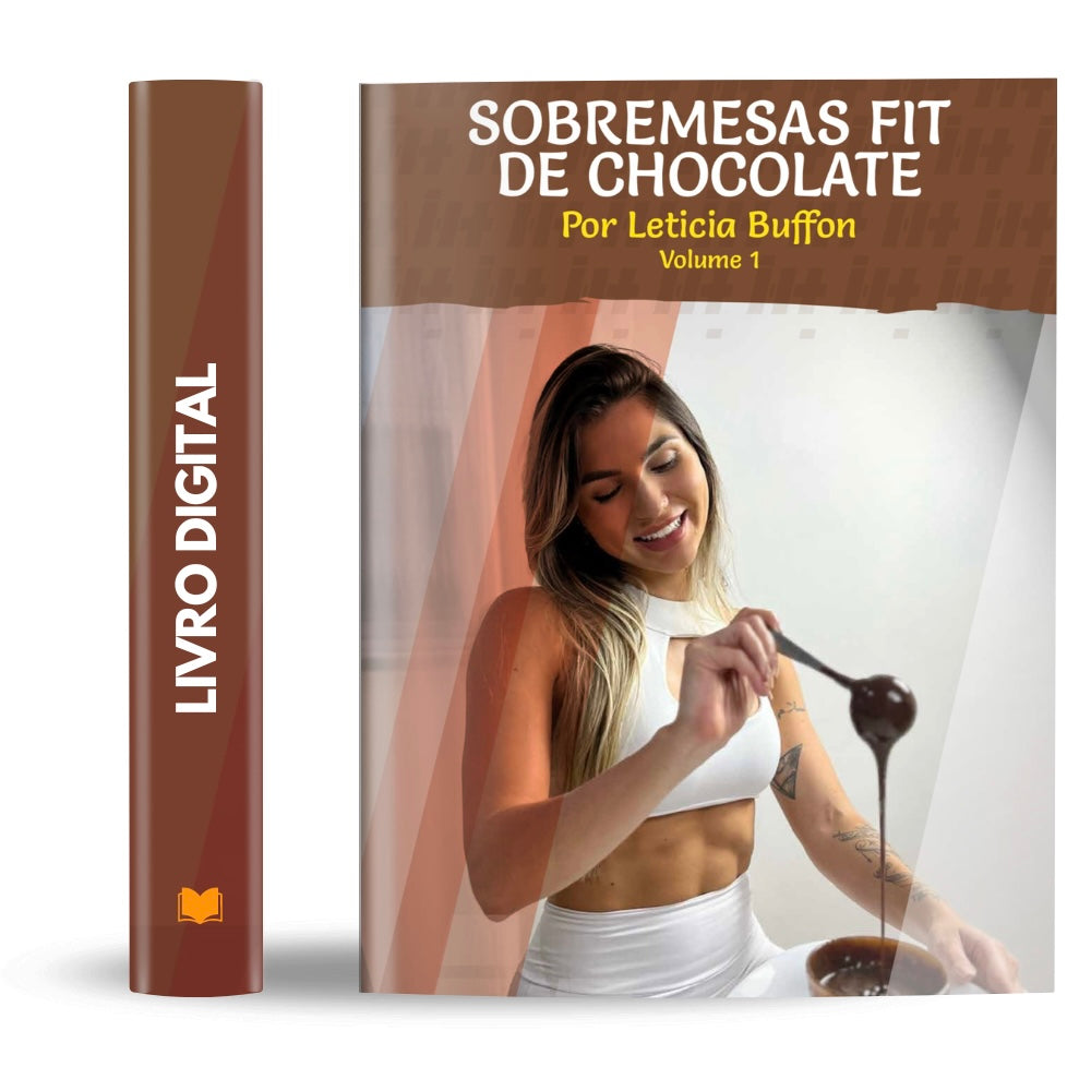 E-book Sobremesas Fit de Chocolate com Calorias e Macros