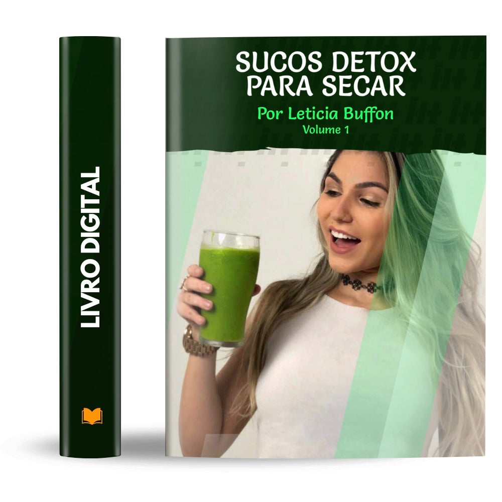 E-book Sucos Detox para Secar com Calorias e Macros